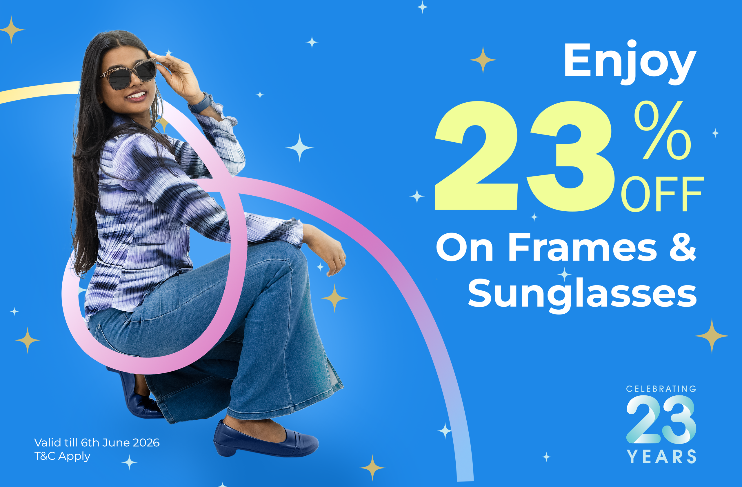 EyeCare Maldives celebrates 23 years with up to 23% discount on frames and sunglasses across all optical outlets