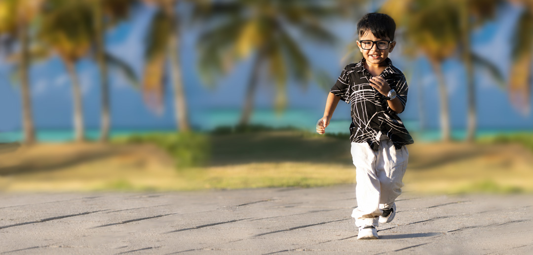 Kids eye check package at EyeCare Maldives