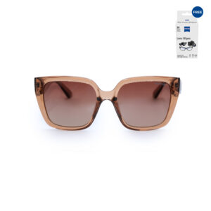 Reserve RE-S651 C.2 Brown Cat-Eye Sunglasses with Brown Lenses